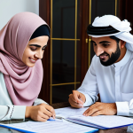 **

"A modern Arabic family planning their finances together at a table, looking at a budget spreadsheet and discussing their values, such as education and health. The scene takes place in a bright, welcoming home with traditional Arabic decor. Fully clothed, modest clothing, appropriate attire, safe for work, perfect anatomy, natural proportions, family-friendly, high quality."

**