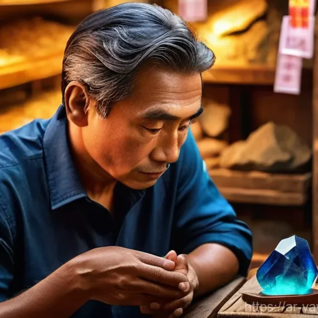 가치 기반 투자 전략 수립법 - **Prompt:** A discerning investor, with a thoughtful and calm expression, carefully examines a shimm...